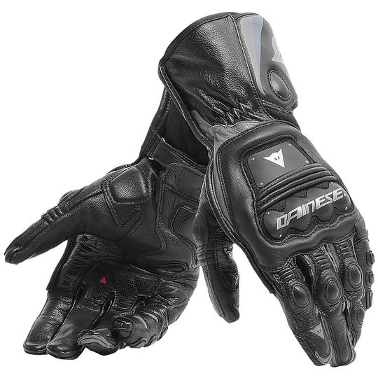 Dainese STEEL-PRO Racing Leather Motorcycle Gloves Black Anthracite