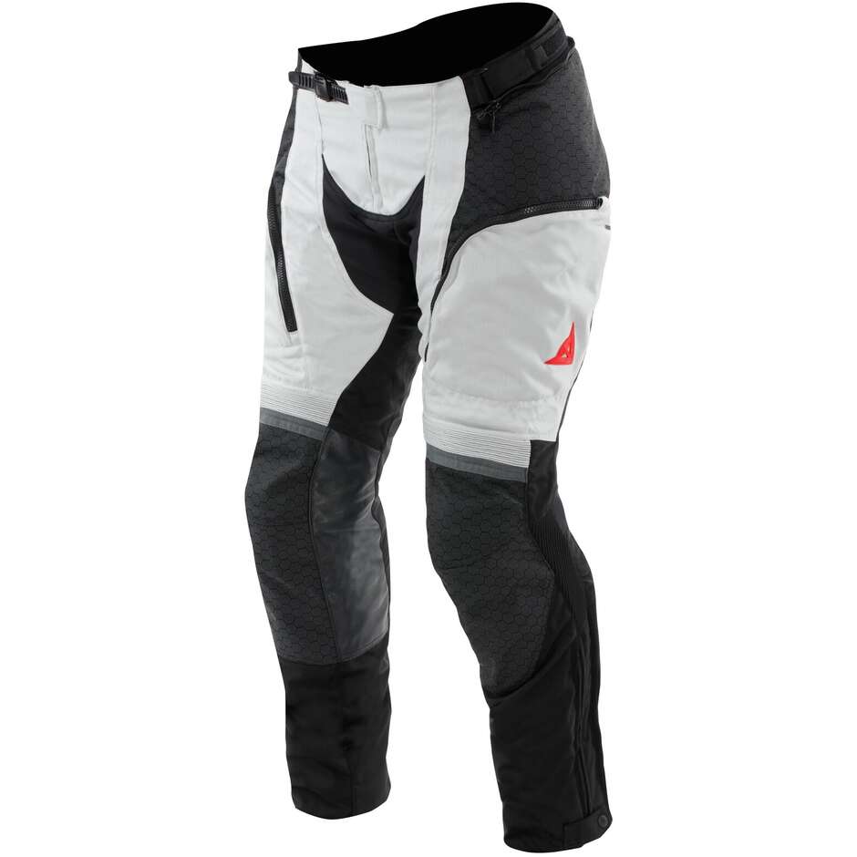 Dainese SUPER ADVENTURE ABSOLUTESHELL Fabric Motorcycle Pants Black Glacier Grey Red