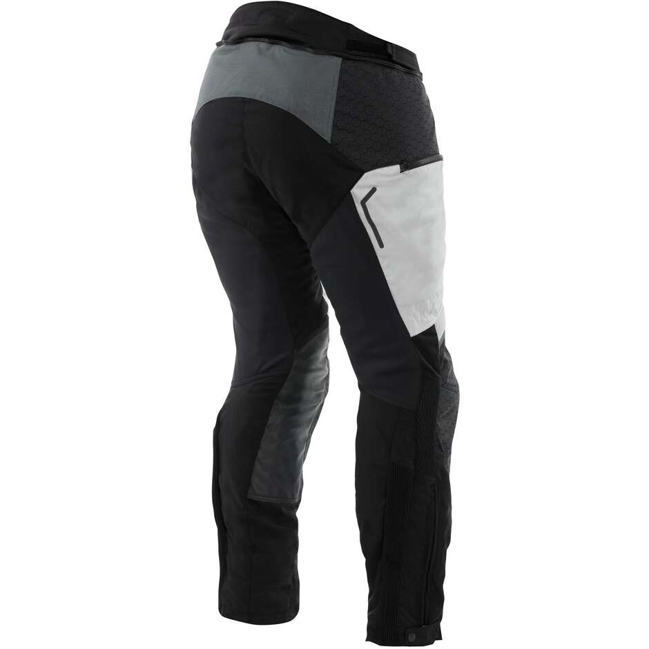 Dainese SUPER ADVENTURE ABSOLUTESHELL Fabric Motorcycle Pants Black Glacier Grey Red