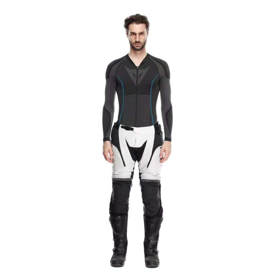 Dainese SUPER ADVENTURE ABSOLUTESHELL Motorcycle Pants # Black Glacier Grey Red