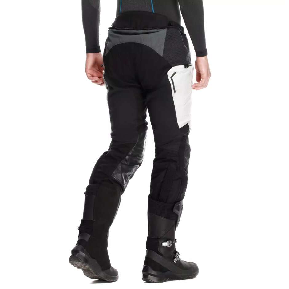 Dainese SUPER ADVENTURE ABSOLUTESHELL Motorcycle Pants # Black Glacier Grey Red