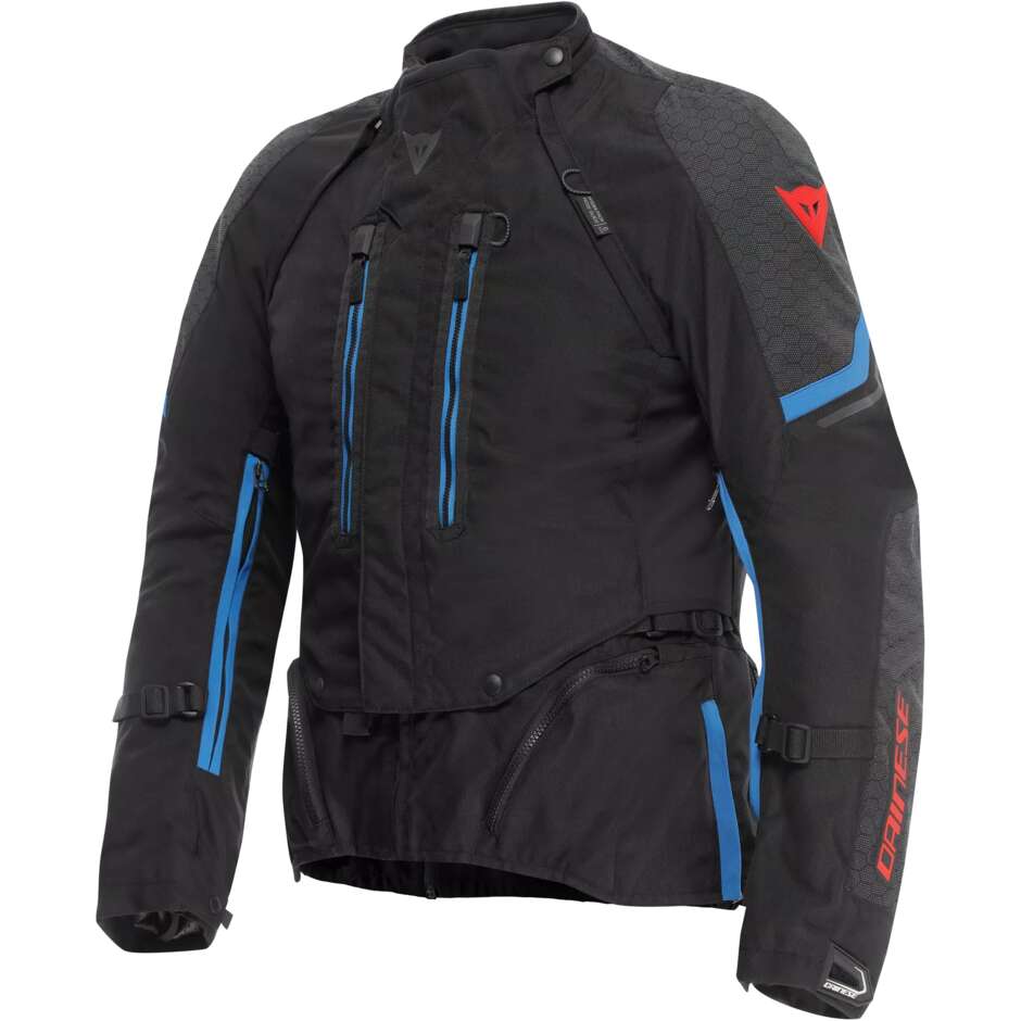 Dainese SUPER ADVENTURE ABSOLUTESHELL Motorradjacke # Schwarz Schwarz Blau
