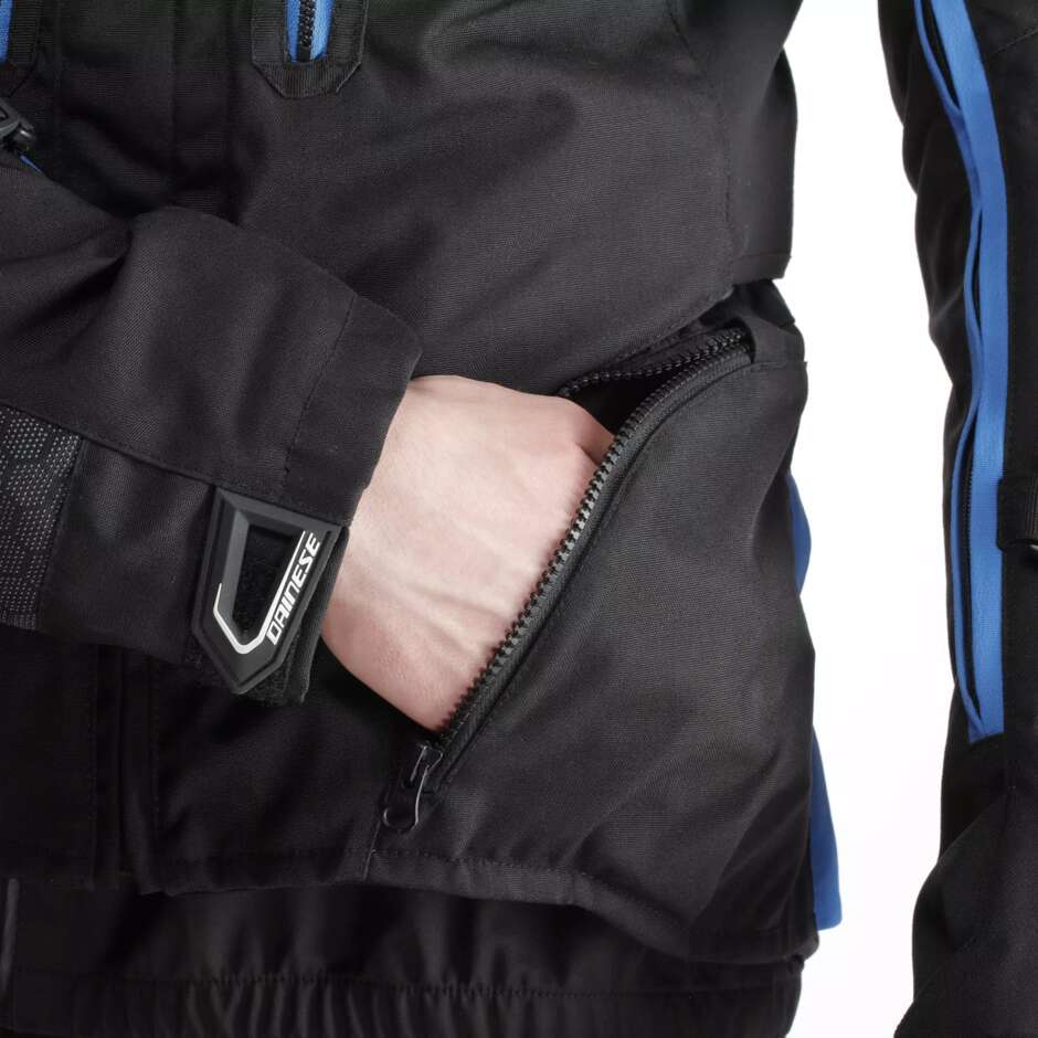 Dainese SUPER ADVENTURE ABSOLUTESHELL Motorradjacke # Schwarz Schwarz Blau