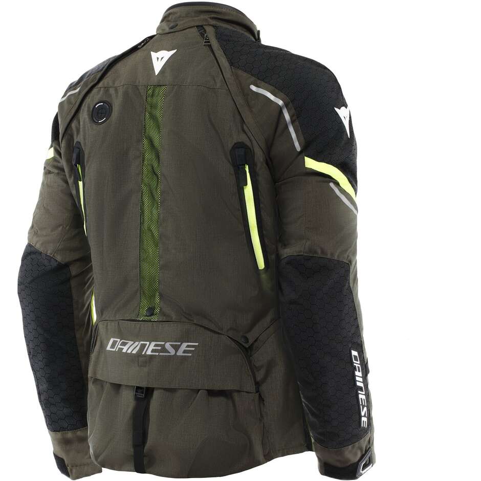 Dainese SUPER ADVENTURE ABSOLUTESHELL Motorradjacke Tarma Schwarz Fluo Gelb