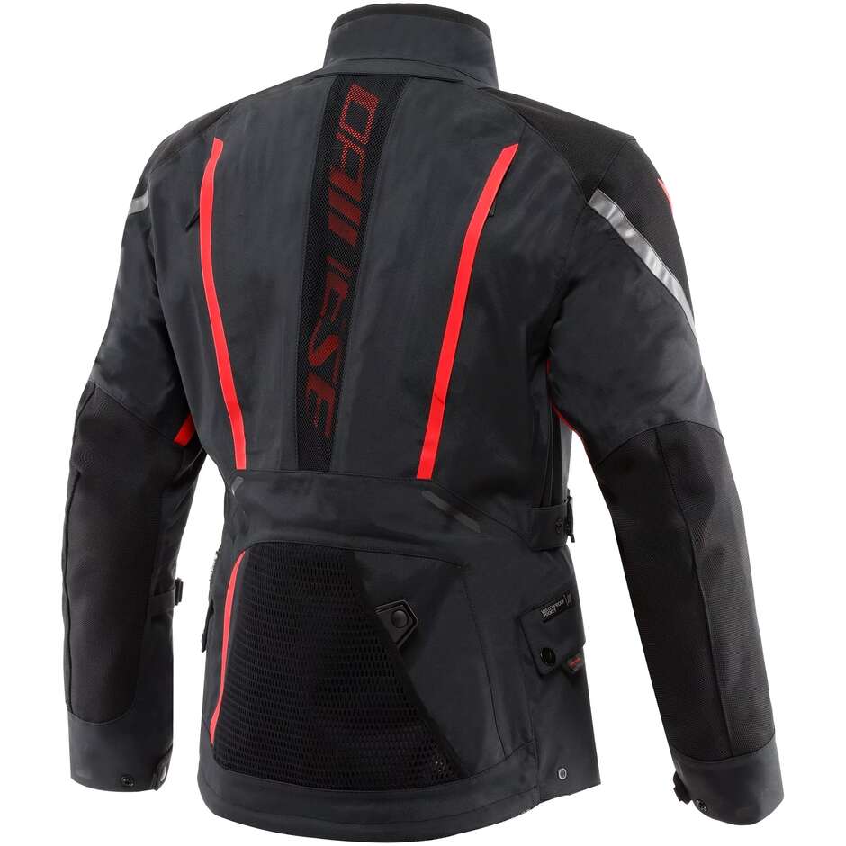 Dainese SUPER EXPEDITION GORE-TEX Motorcycle Jacket Black Red