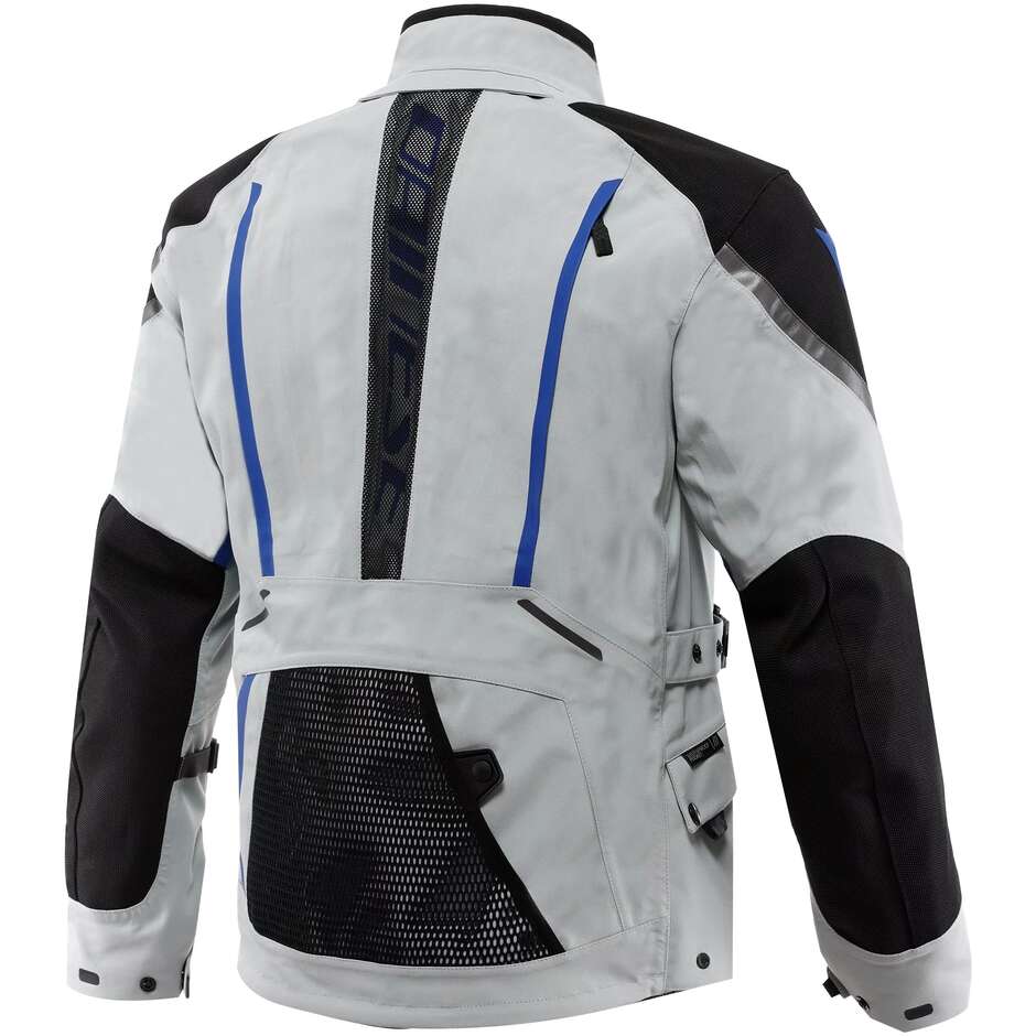 Dainese SUPER EXPEDITION GORE-TEX Motorcycle Jacket Grey Blue