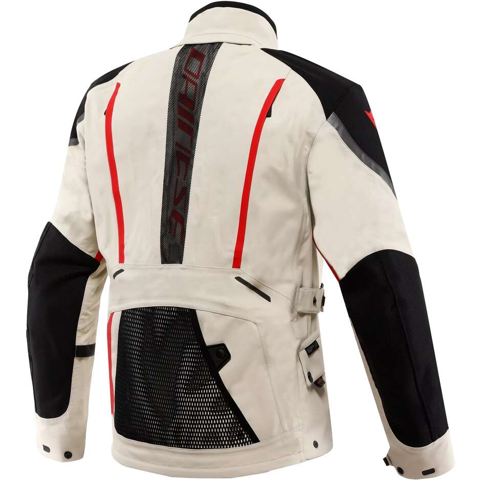 Dainese SUPER EXPEDITION GORE-TEX Motorcycle Jacket Grey Red