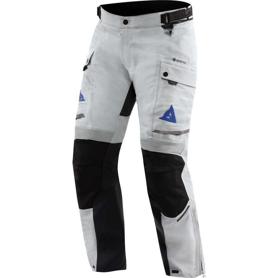 Dainese SUPER EXPEDITION GORE-TEX Motorcycle Pants Grey/Blue