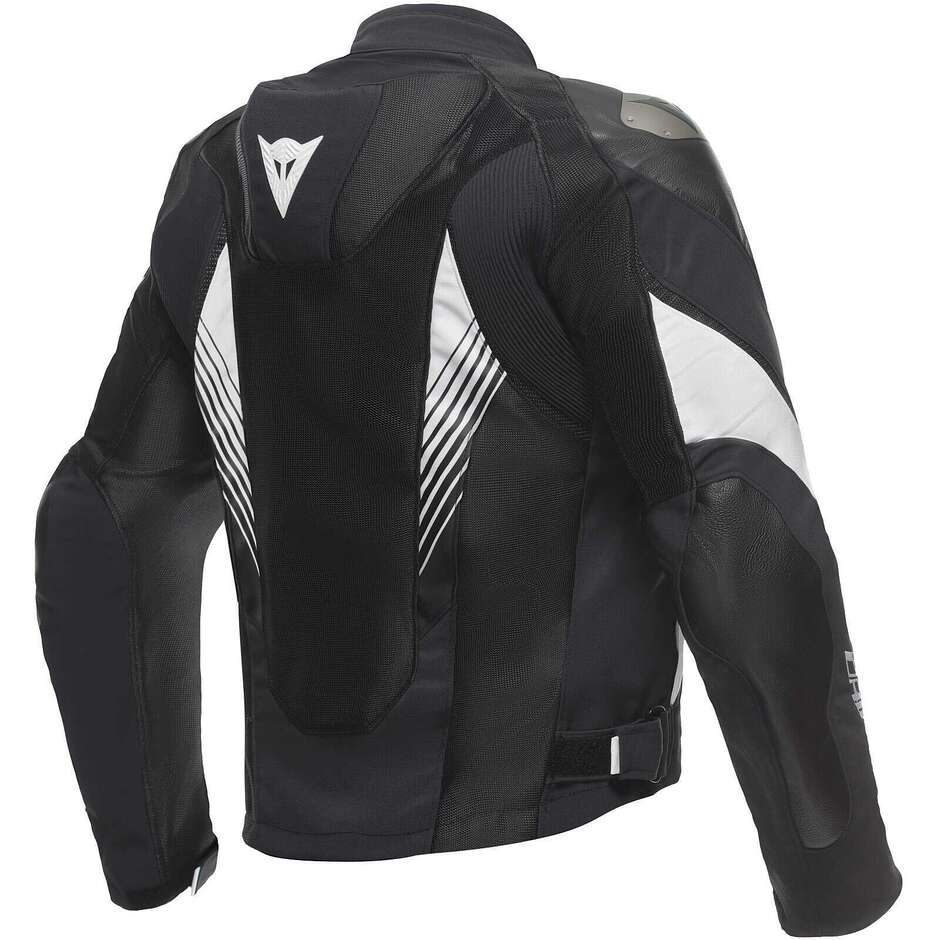 Dainese SUPER RIDER 2 ABSOLUTESHELL Motorcycle Jacket # Black Black White