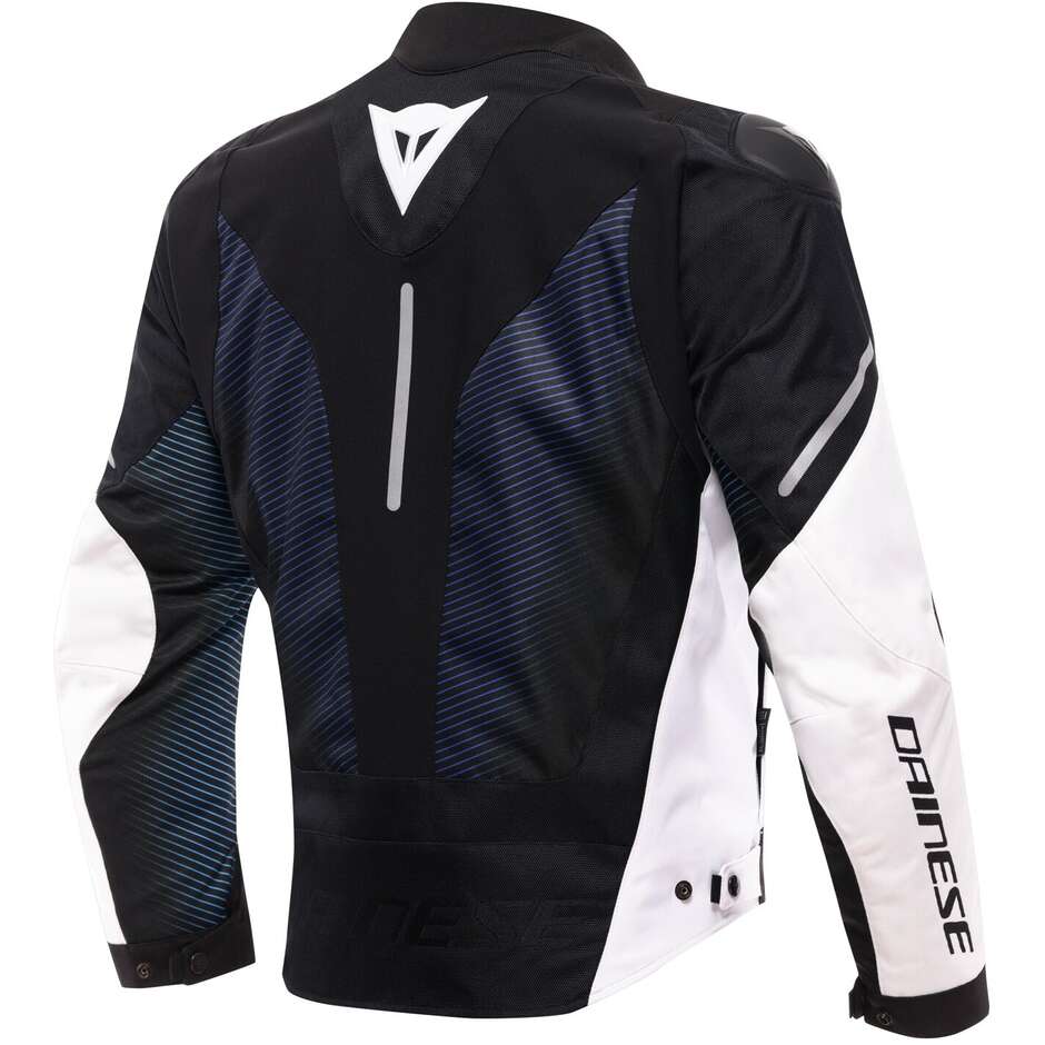 Dainese SUPER SPRINT D-DRY Motorradjacke Schwarz Weiß