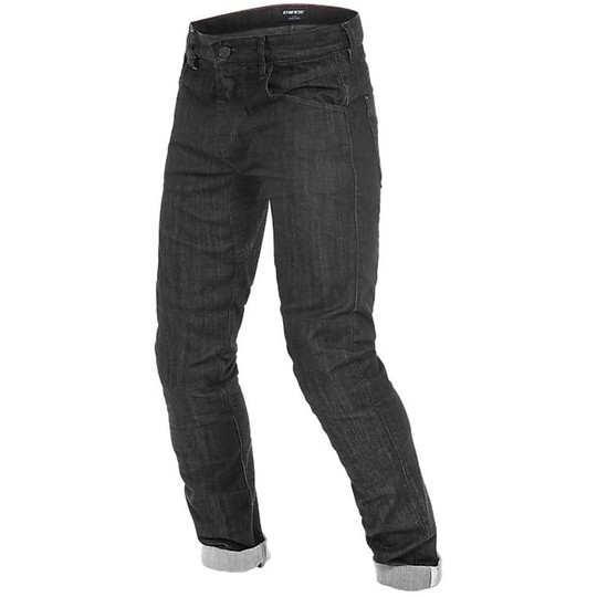 Dainese Technical Motorcycle Jeans TRENTO SLIM Black Rinsed Jeans