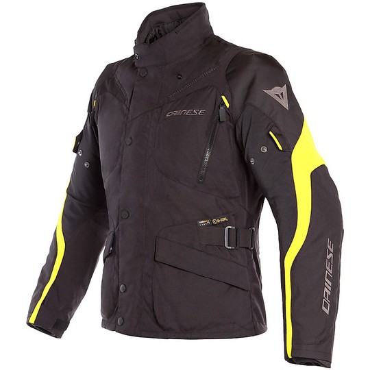 Dainese TEMPEST 2 D-DRY D-Dry Motorcycle Jacket Black Yellow