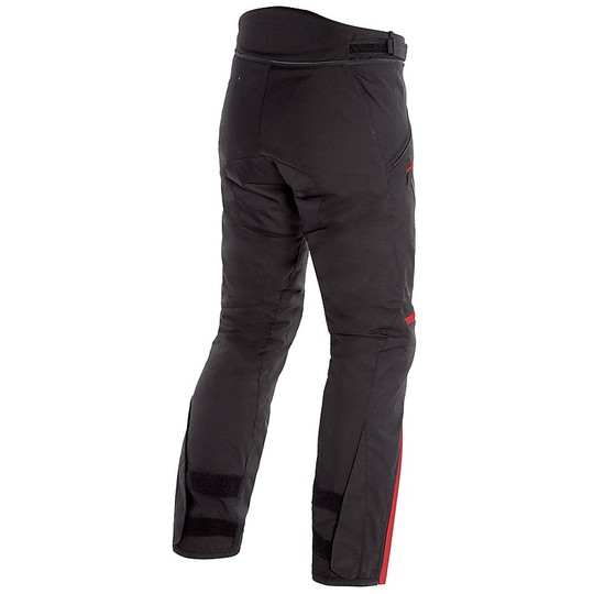 Dainese TEMPEST 2 D-DRY D-Dry Pantalon de moto en tissu Noir Rouge