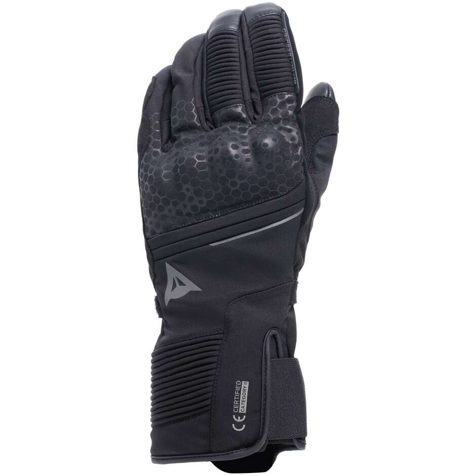 Dainese TEMPEST 2 D-DRY LONG THERMAL Winter Motorcycle Gloves Black