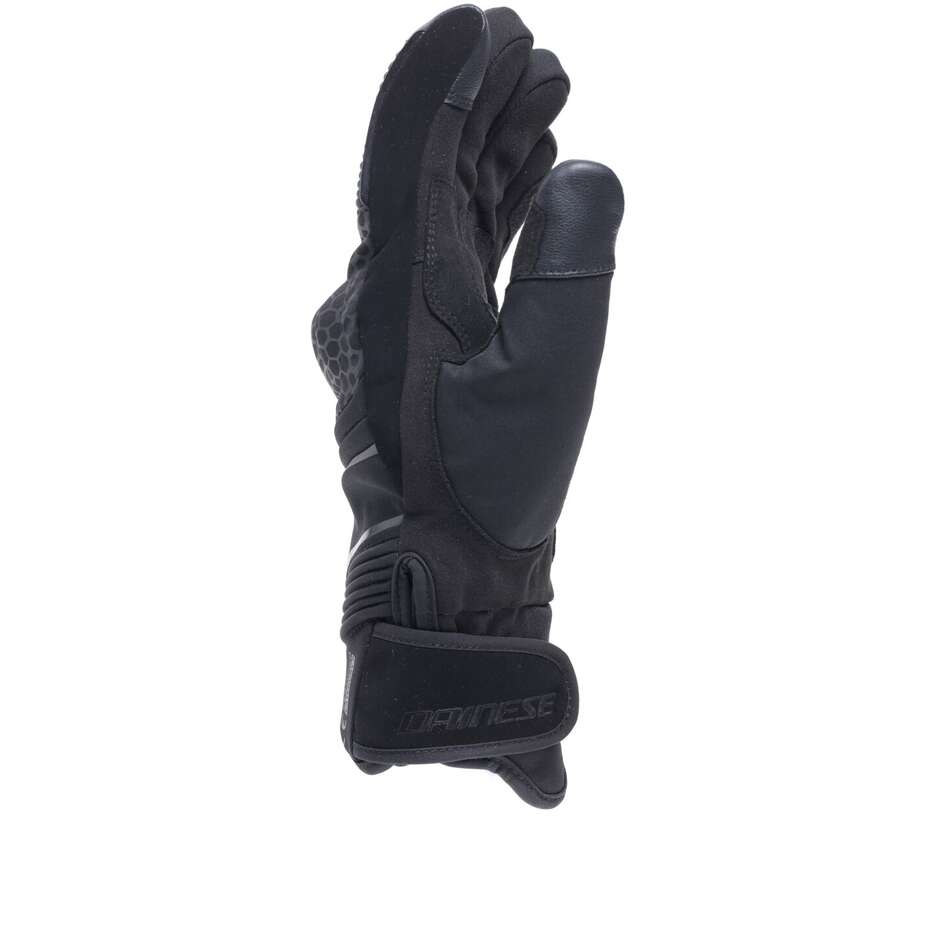 Dainese TEMPEST 2 D-DRY SHORT Winter Motorcycle Gloves Black