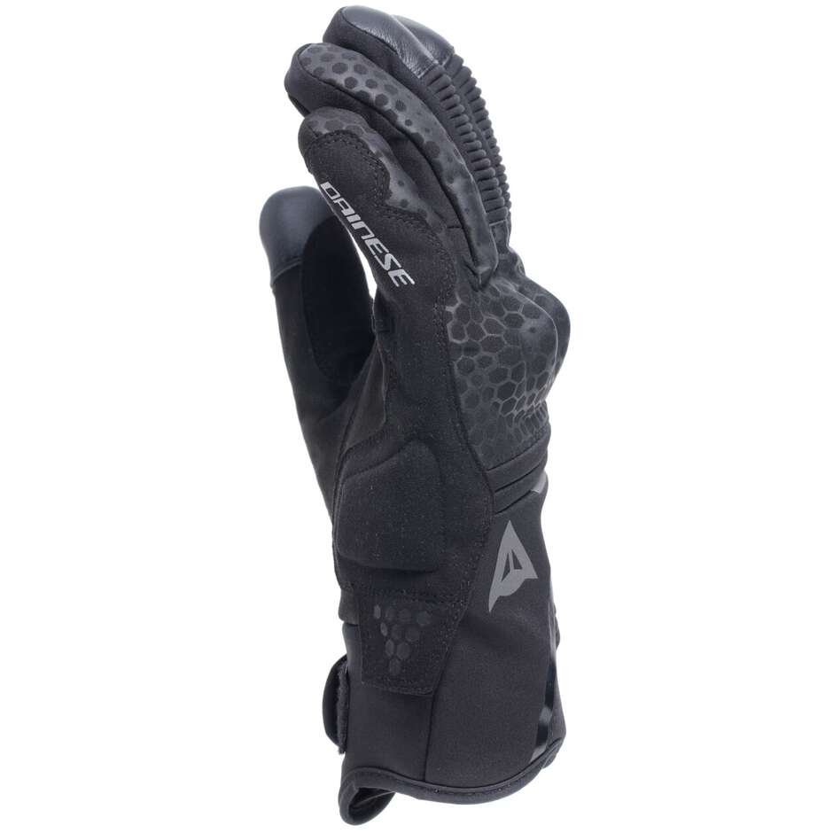 Dainese TEMPEST 2 D-DRY SHORT Winter Motorcycle Gloves Black