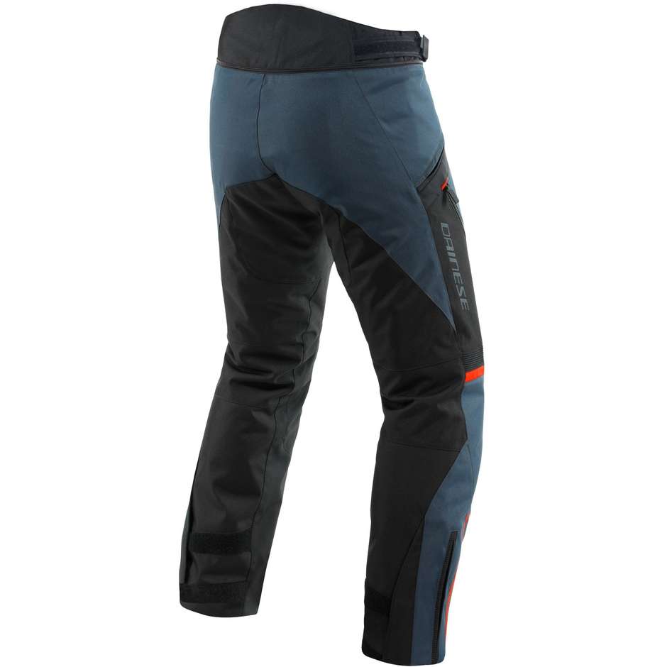 Dainese TEMPEST 3 D-DRYEbony Motorcycle Pants Black Lava Red