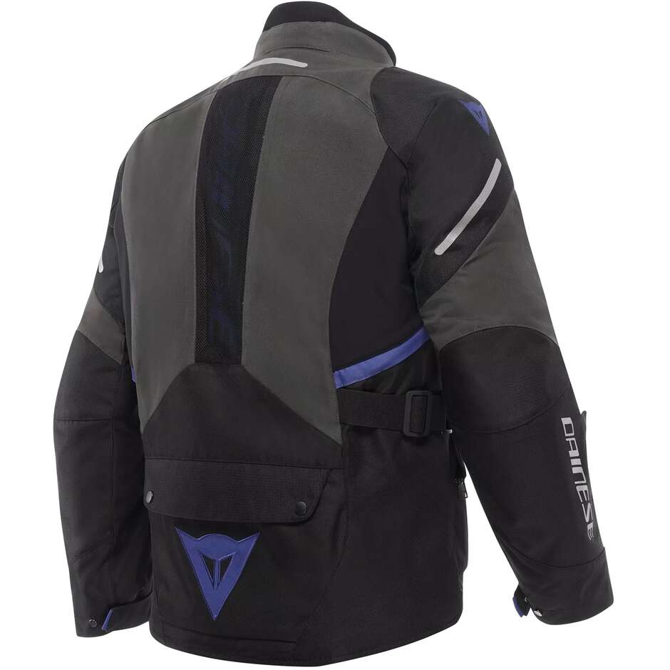 Dainese TEMPEST 4 D-DRY Motorcycle Jacket Black Raven Blue
