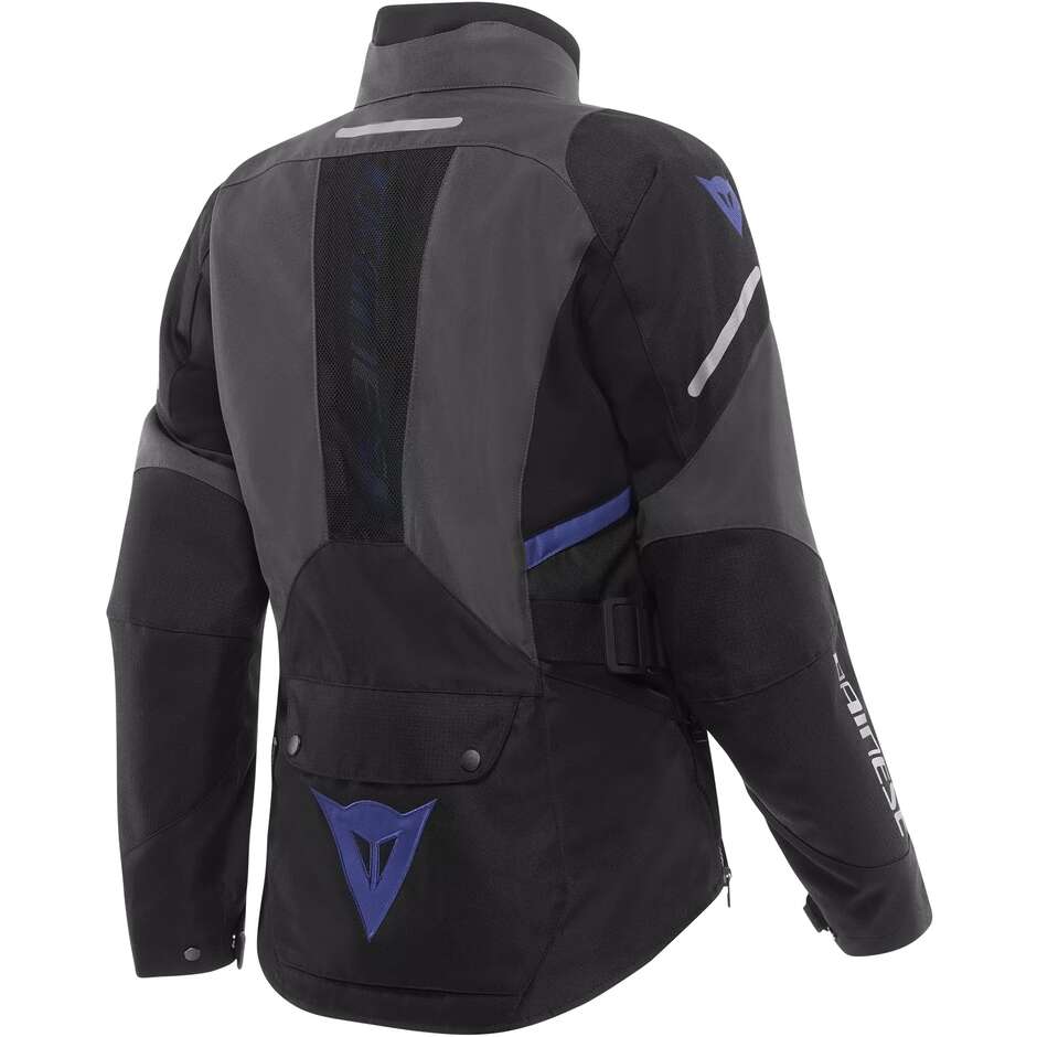 Dainese TEMPEST 4 D-DRY WMN Women's Motorcycle Jacket Black Raven Blue