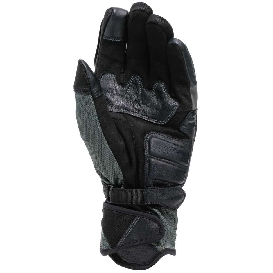 Dainese TEYDE GORE-TEX Motorcycle Gloves Black Military Green