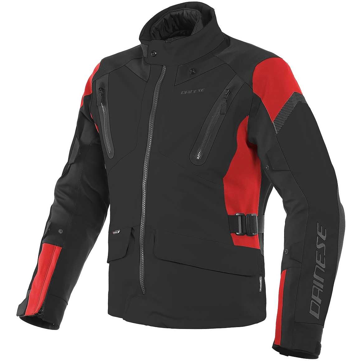 Dainese TONALE D-DRY Black Lava Red Motorcycle Jacket For Sale