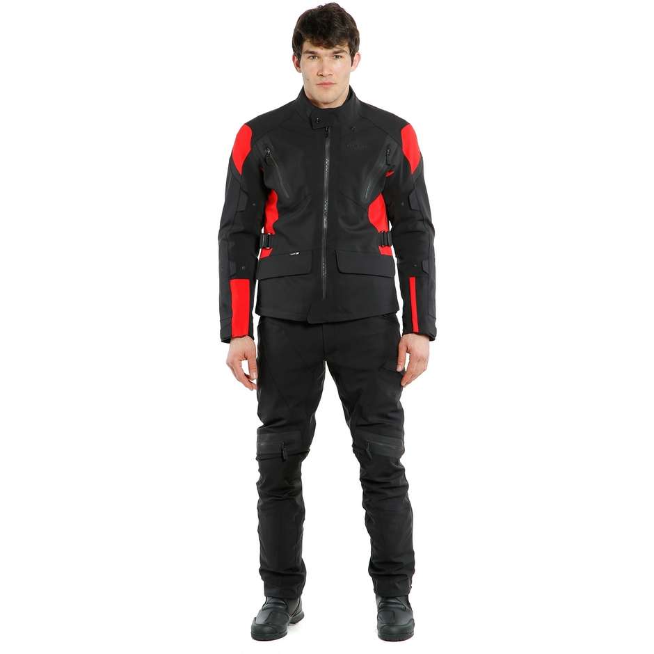 Dainese TONALE D-DRY Schwarze Lavarote Motorradjacke