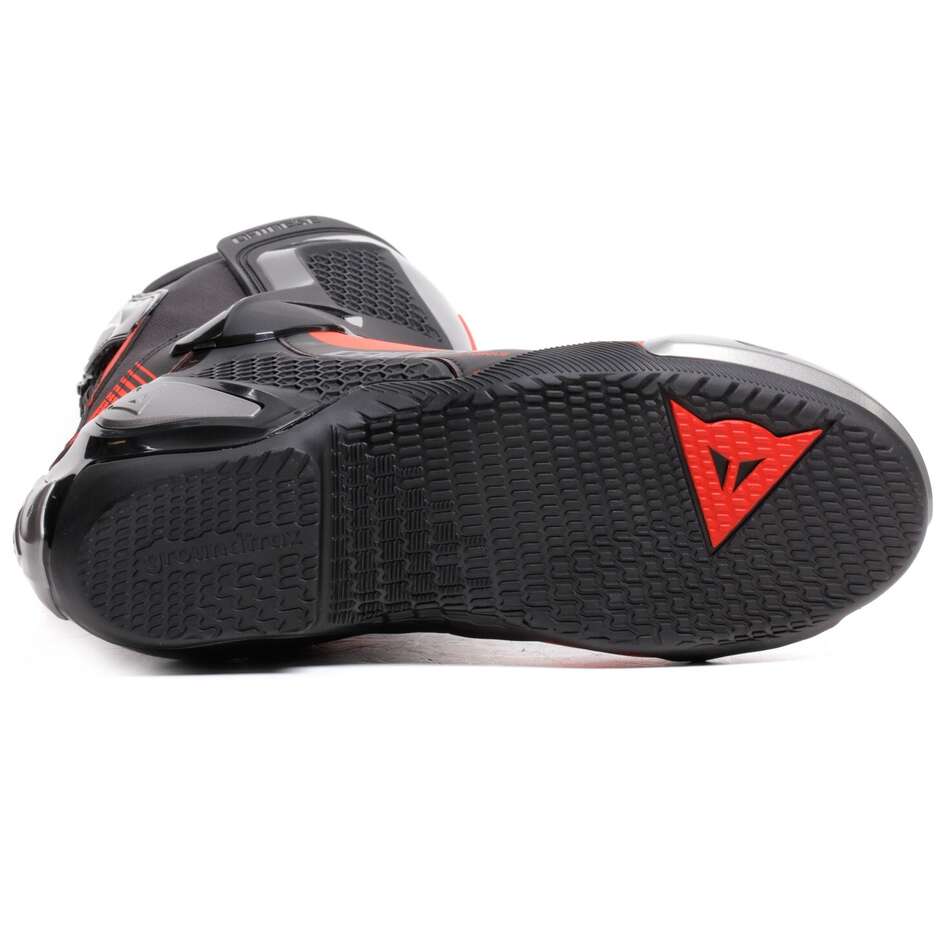 Dainese TORQUE 4 Motorcycle Boots Black Red Fluo