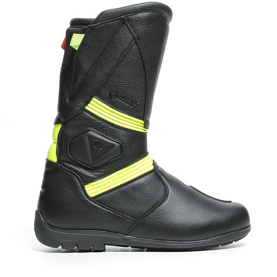 Dainese Touring Motorcycle Boots FULCRUM Gore-Tex Black Yellow Fluo