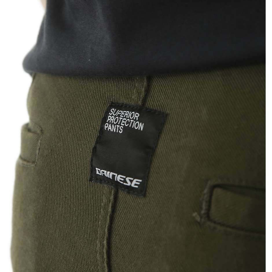 Dainese TRACKPANTS LADY Women's Motorcycle Pants Olive Green