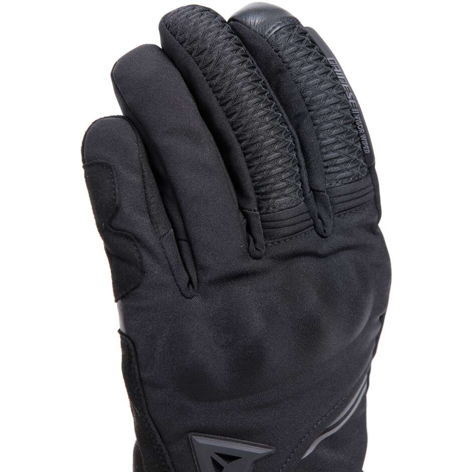 Dainese TRENTO D-DRY Motorcycle Gloves Black Black