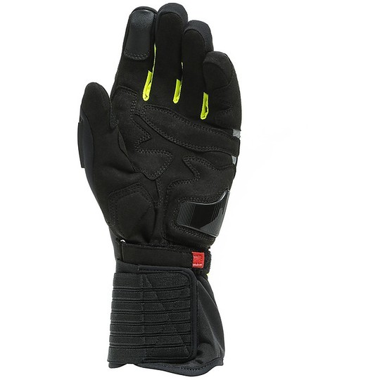 Dainese Turing Motorcycle Gloves NEMBO GORE-TEX + Gore-Grip Black Yellow Fluo
