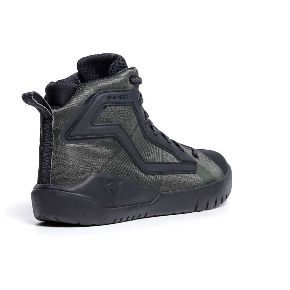 Dainese URBACTIVE GORE-TEX Chaussures Moto Noir Vert Militaire