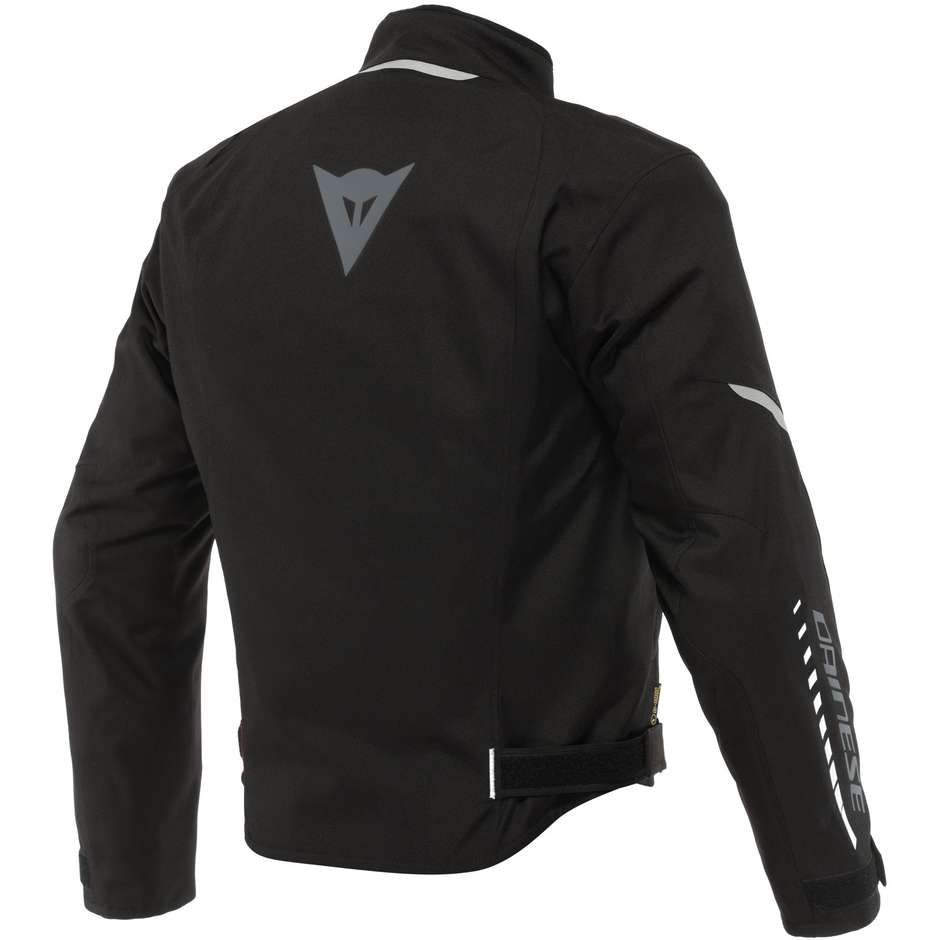 Dainese VELOCE D-DRY Motorcycle Jacket Black Charcoal Gray White