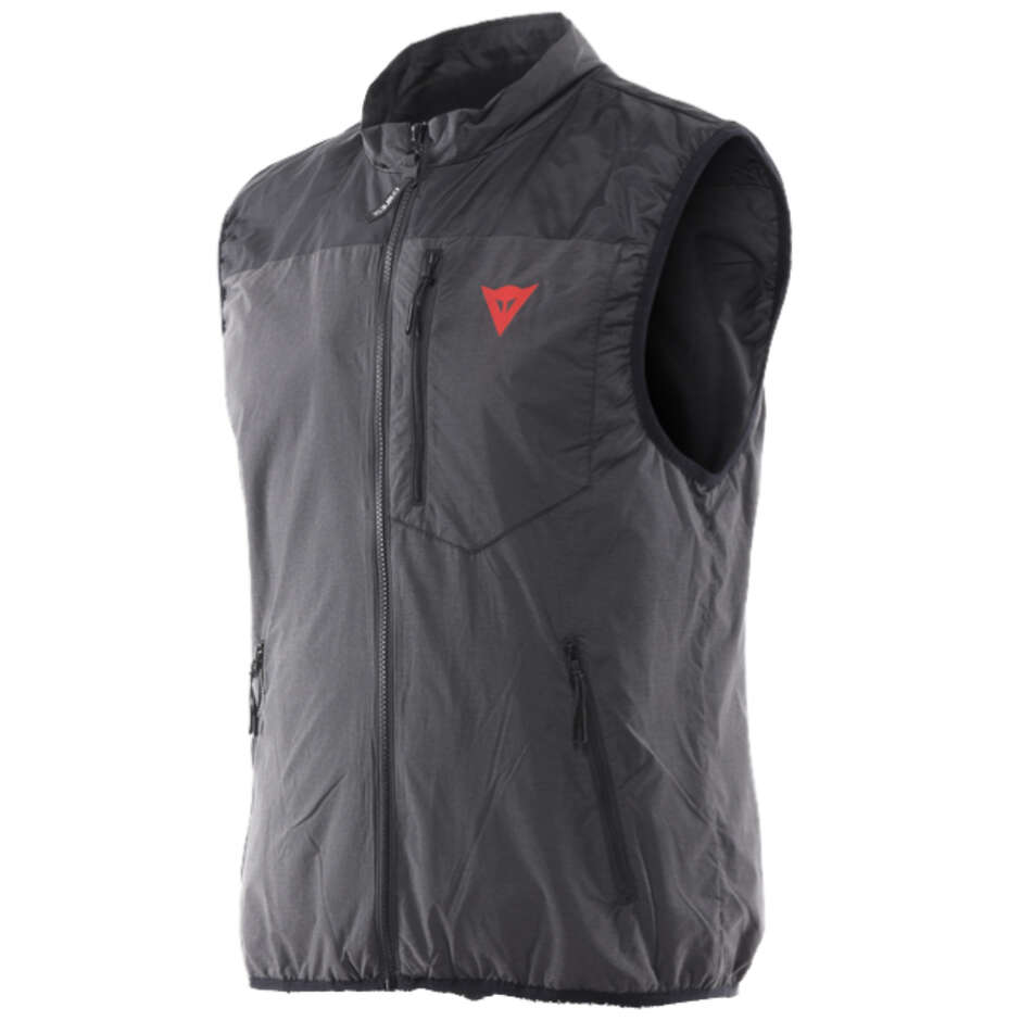 Dainese Winddichte Motorradweste Grau Schwarz