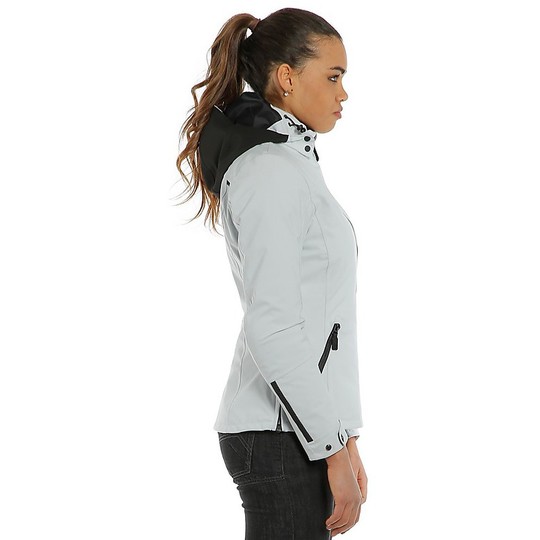 Dainese Women's Motorcycle Jacket MAYFAIR Lady D-DRY Ice Gray