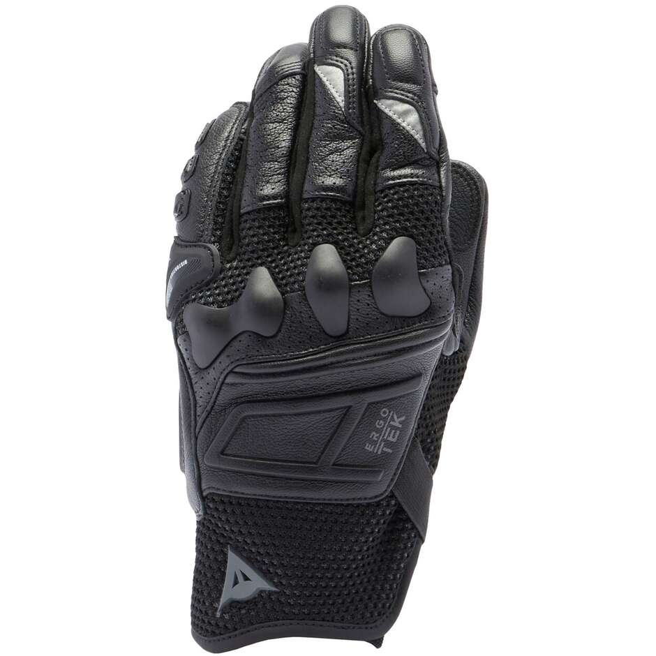 Dainese X-RIDE 2 ERGO-TEK Black Leather Motorcycle Gloves