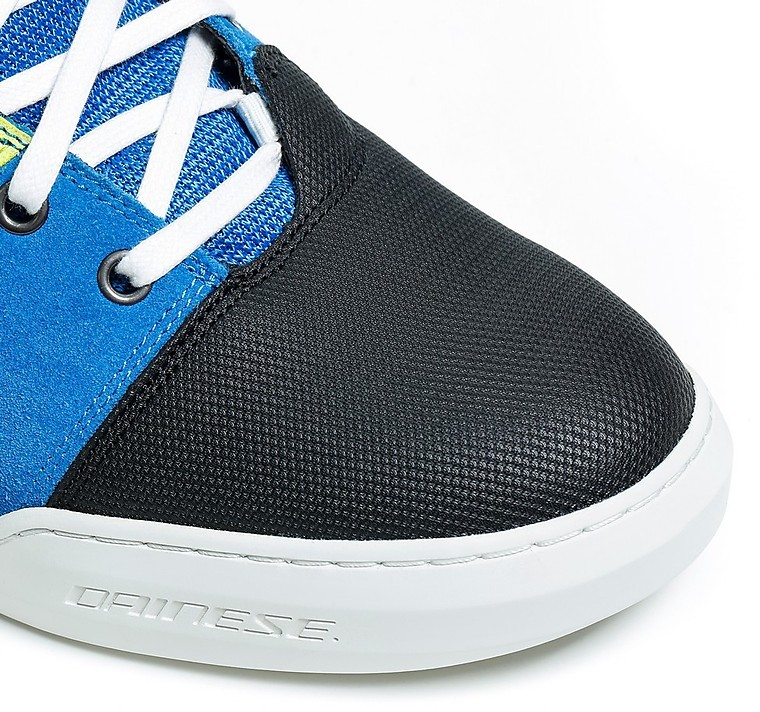 Dainese YORK AIR Summer Sport Motorcycle Sneaker Blue Yellow Fluo