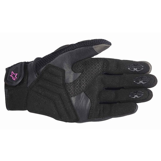 Damen Motorrad Handschuhe Alpinestars STELLA SMX-2 Air Carbon Handschuhe Schwarz-Weiß