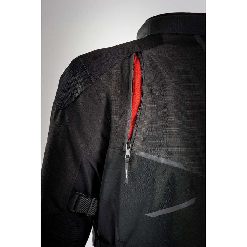Damen-Motorradjacke aus Adventure Ixon EDDAS LADY C-Size Black Anthracite Fabric