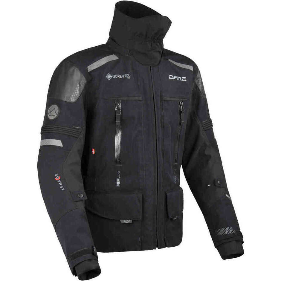 Dane Bornholm Gore-tex Pro Technical Motorcycle Jacket Black