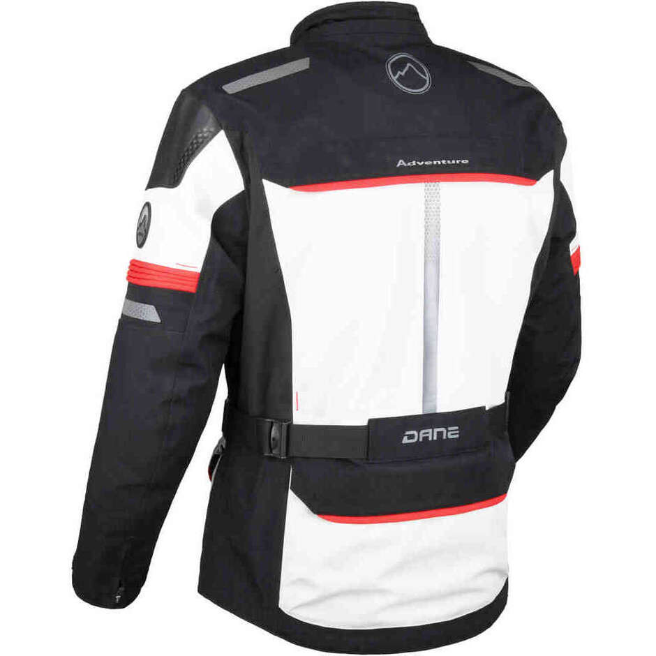 Dane Bornholm Gore-tex Pro Technical Motorcycle Jacket Grey Red
