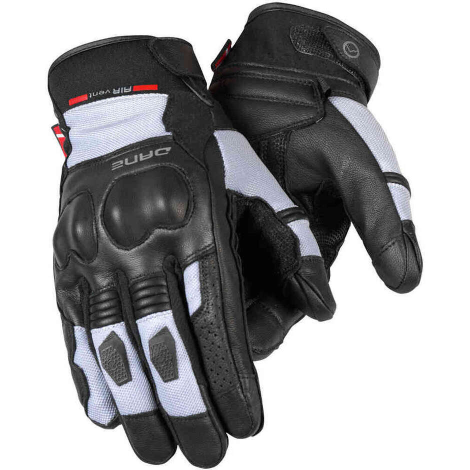 Dane Samso Summer Motorcycle Gloves Grey