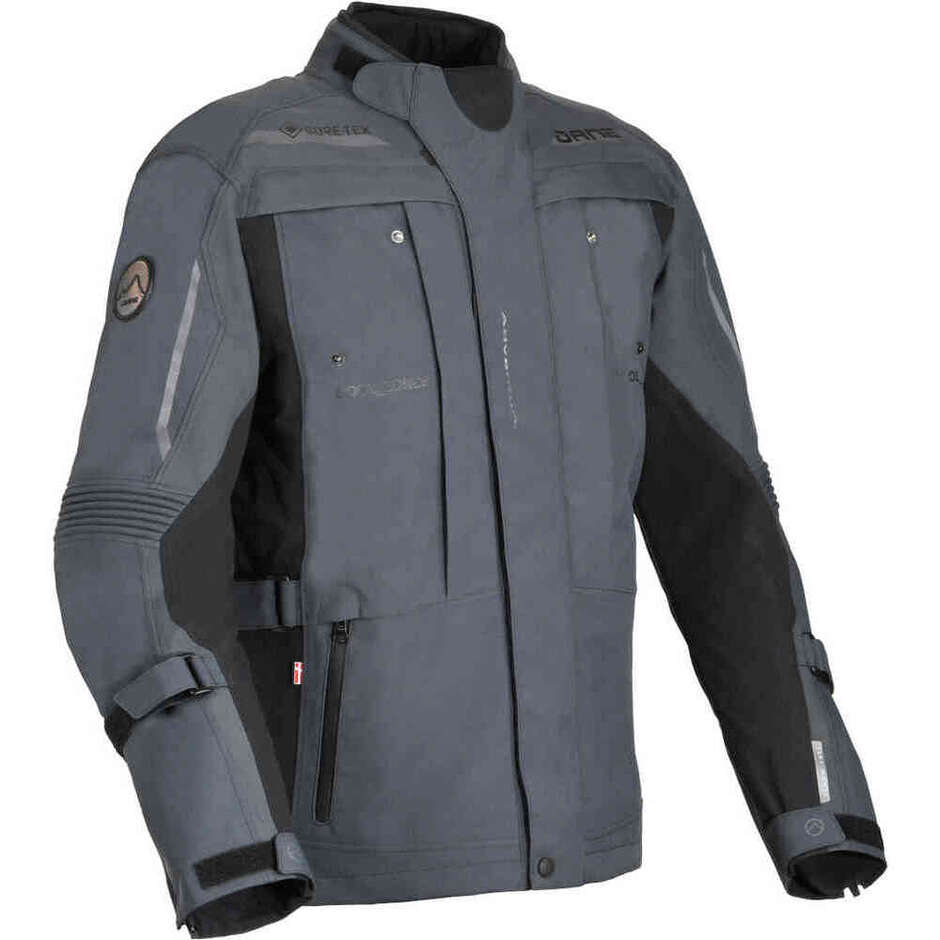 Dane Svendborg Gore-Tex Black Gray Technical Motorcycle Jacket