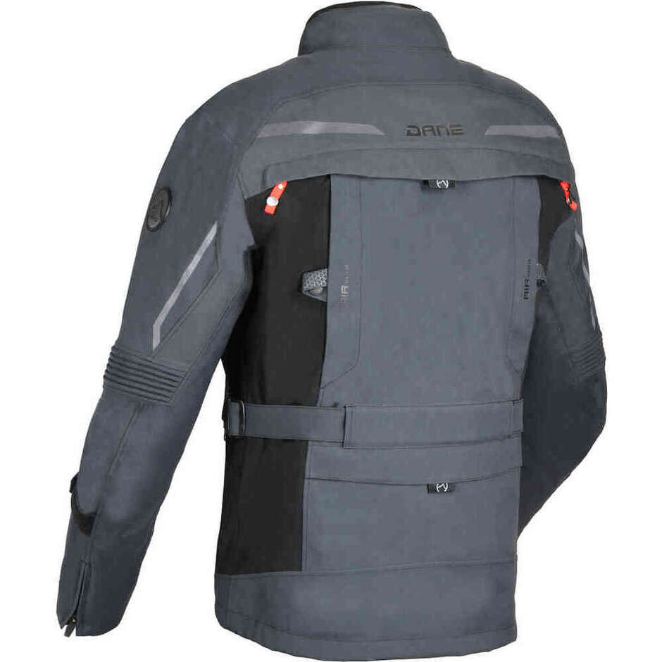 Dane Svendborg Gore-Tex Black Gray Technical Motorcycle Jacket