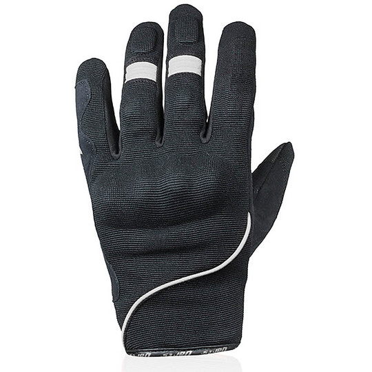 Darts Fabric Summer Gloves With Splash Protectors Black White Certified