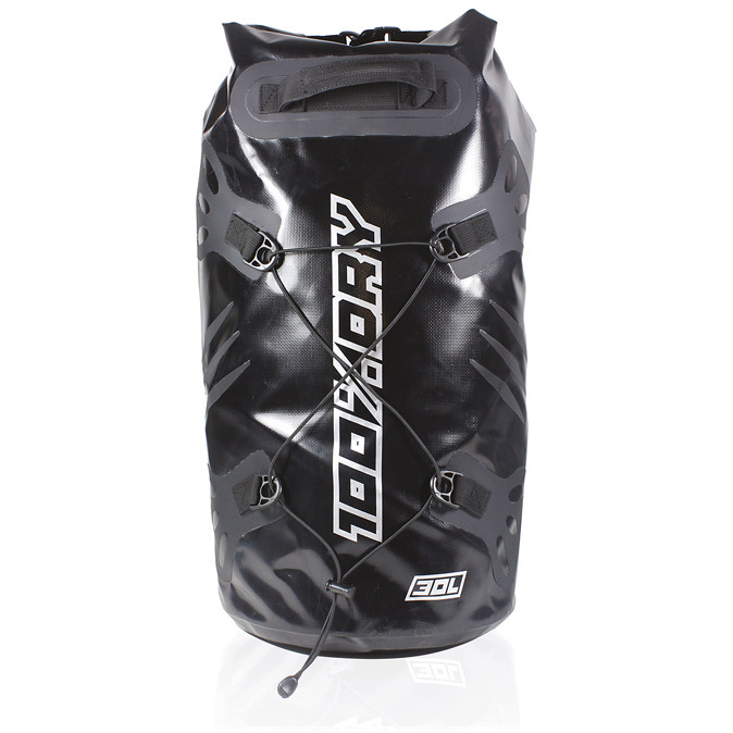 Darts Tube 30 Liters Black 100% Waterproof Roller Motorcycle Bag