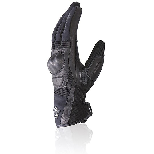 Darts Winter Motorcycle Gloves Denver Black Waterproof Certified