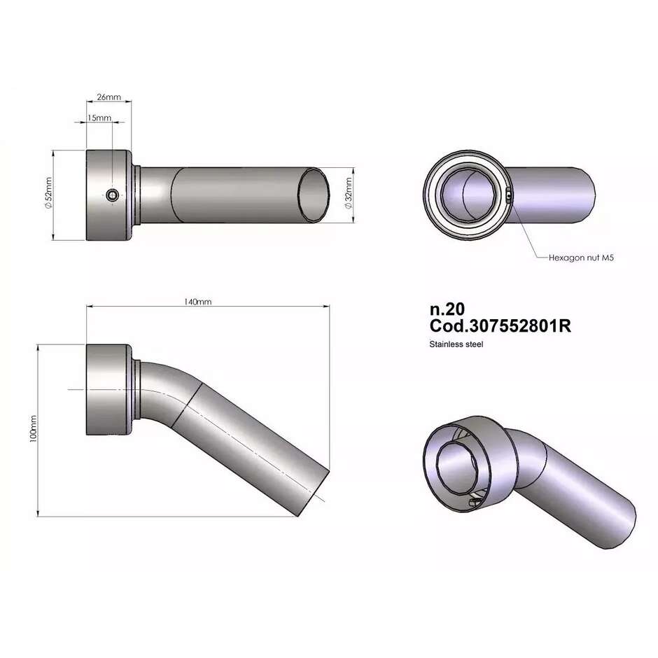 DB Killer 20 Leovince 307552801R