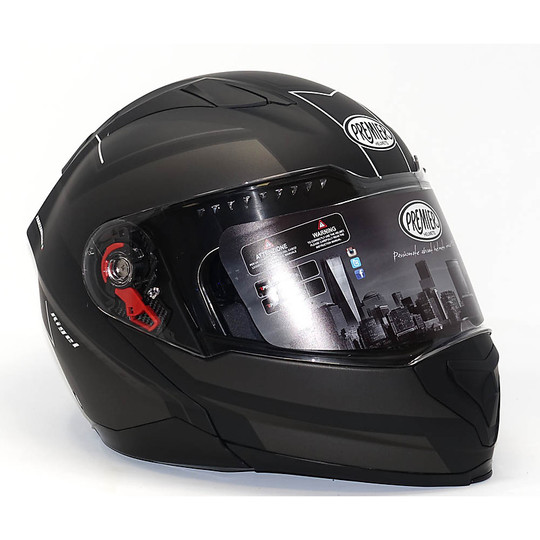 DELTA RG Black Modular Motorcycle Helmet