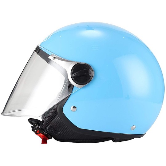 Demi-Jet BHR 710 Blue Motorcycle Helmet